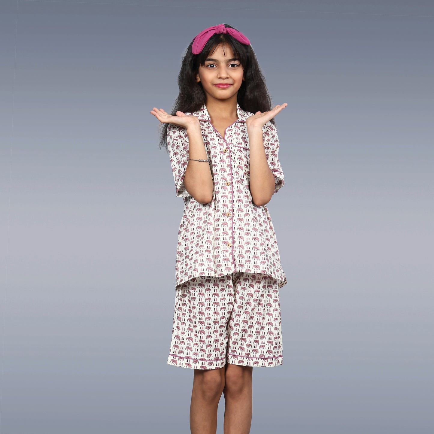 Elephant Parade Kids Unisex Night Suit Set
