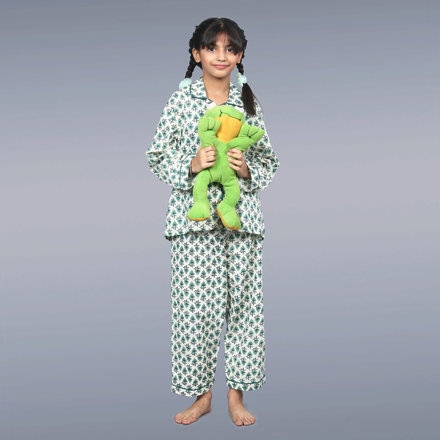 Leafy Greens Kids Unisex Night Suit Set