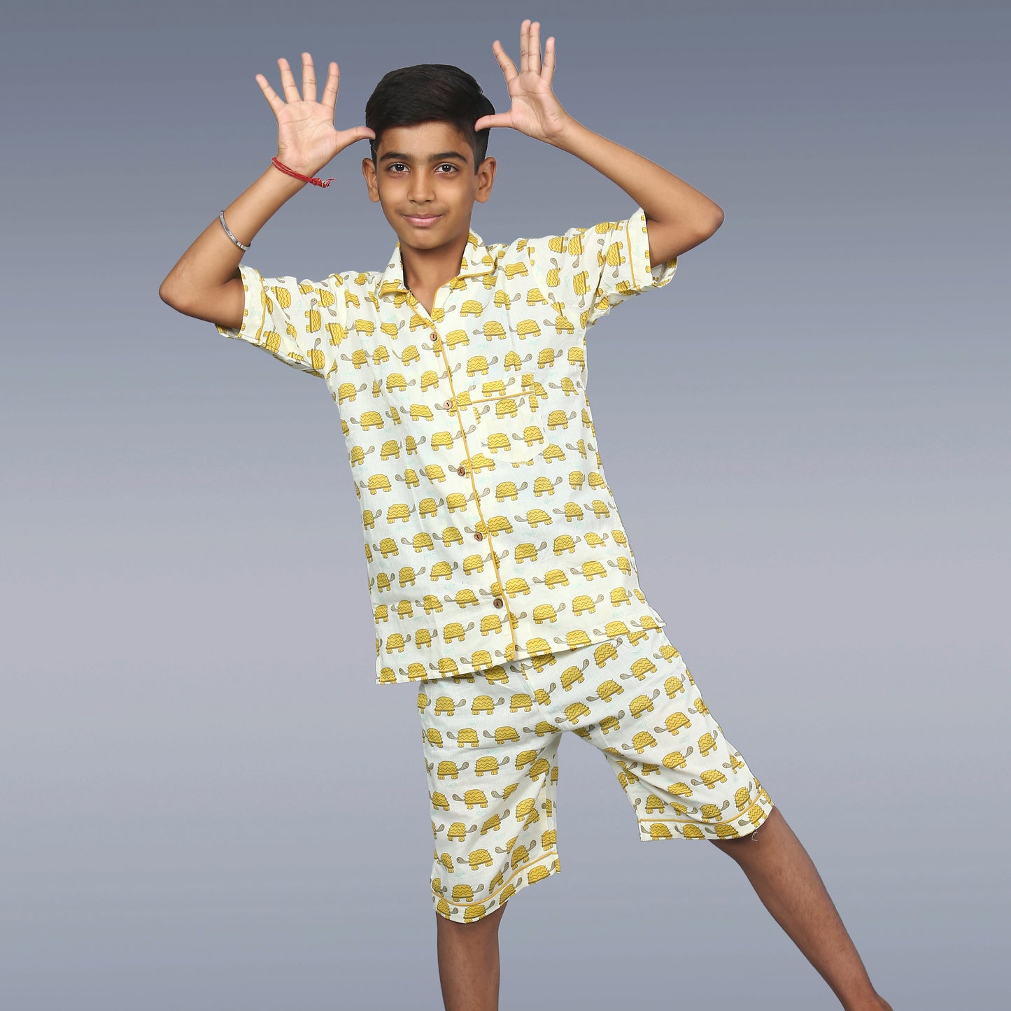 Turtle Tumbles Kids Unisex Night Suit Set