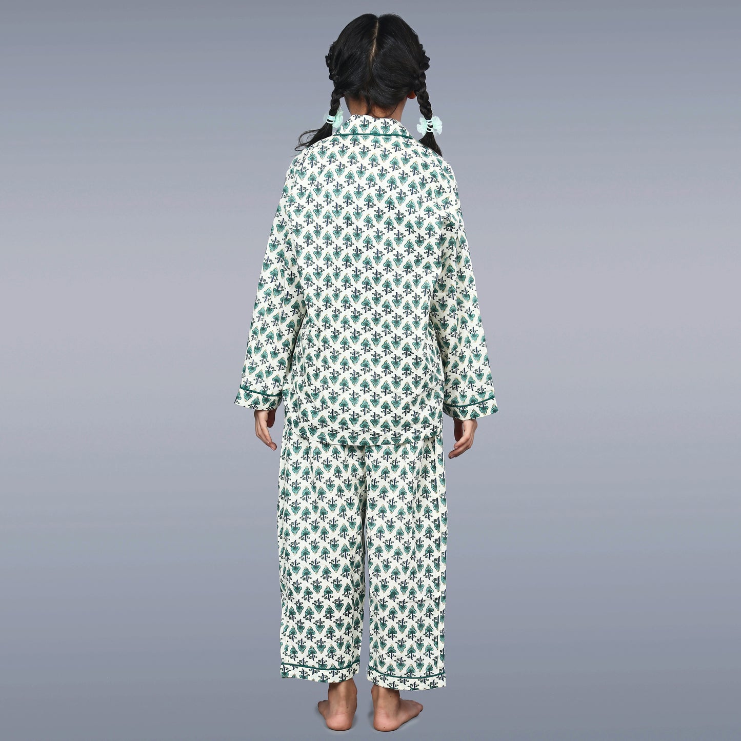 Leafy Greens Kids Unisex Night Suit Set