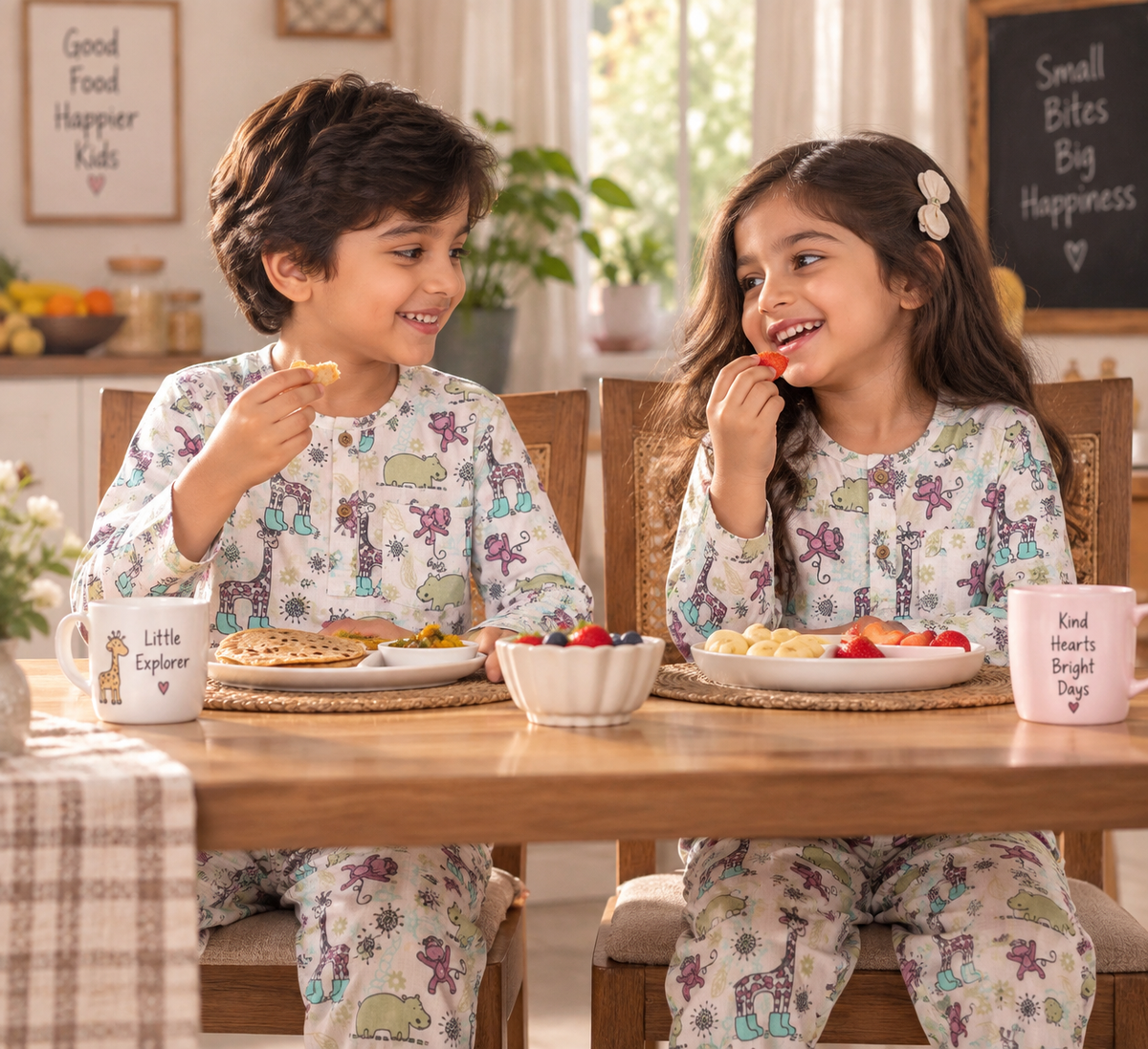 Safari Sleepover Kids Unisex Night Suit
