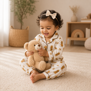 Llama Luck Kids Unisex Collar Night Suit