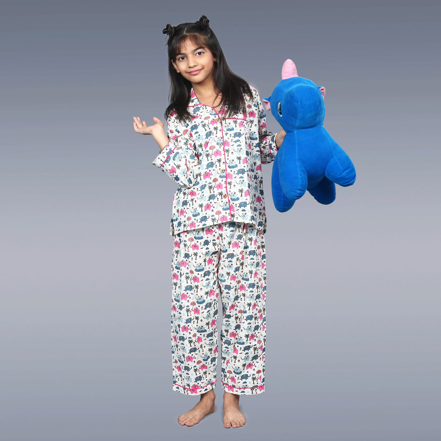 Elephant Sky Kids Unisex Night Suit Set