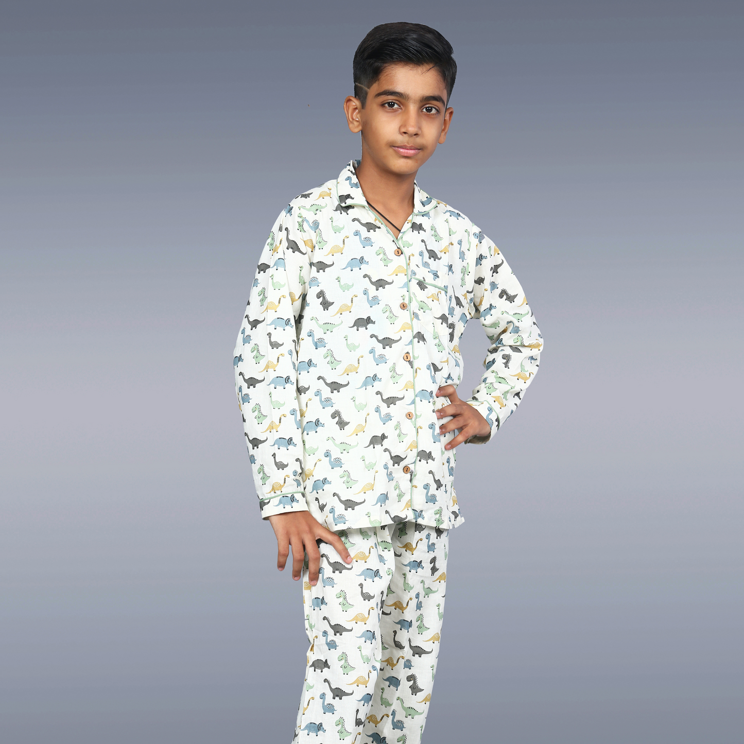 Dino Dreams Kids Unisex Night Suit Set