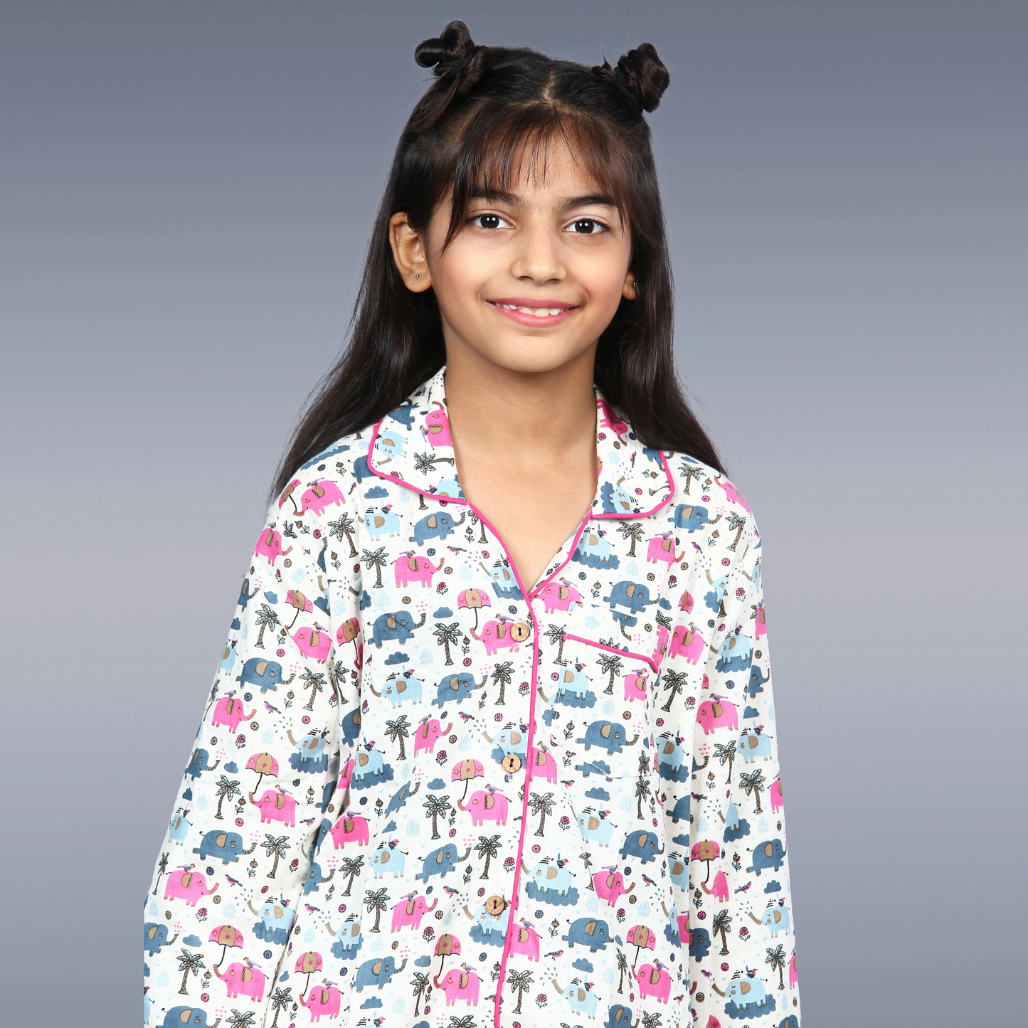 Elephant Sky Kids Unisex Night Suit Set