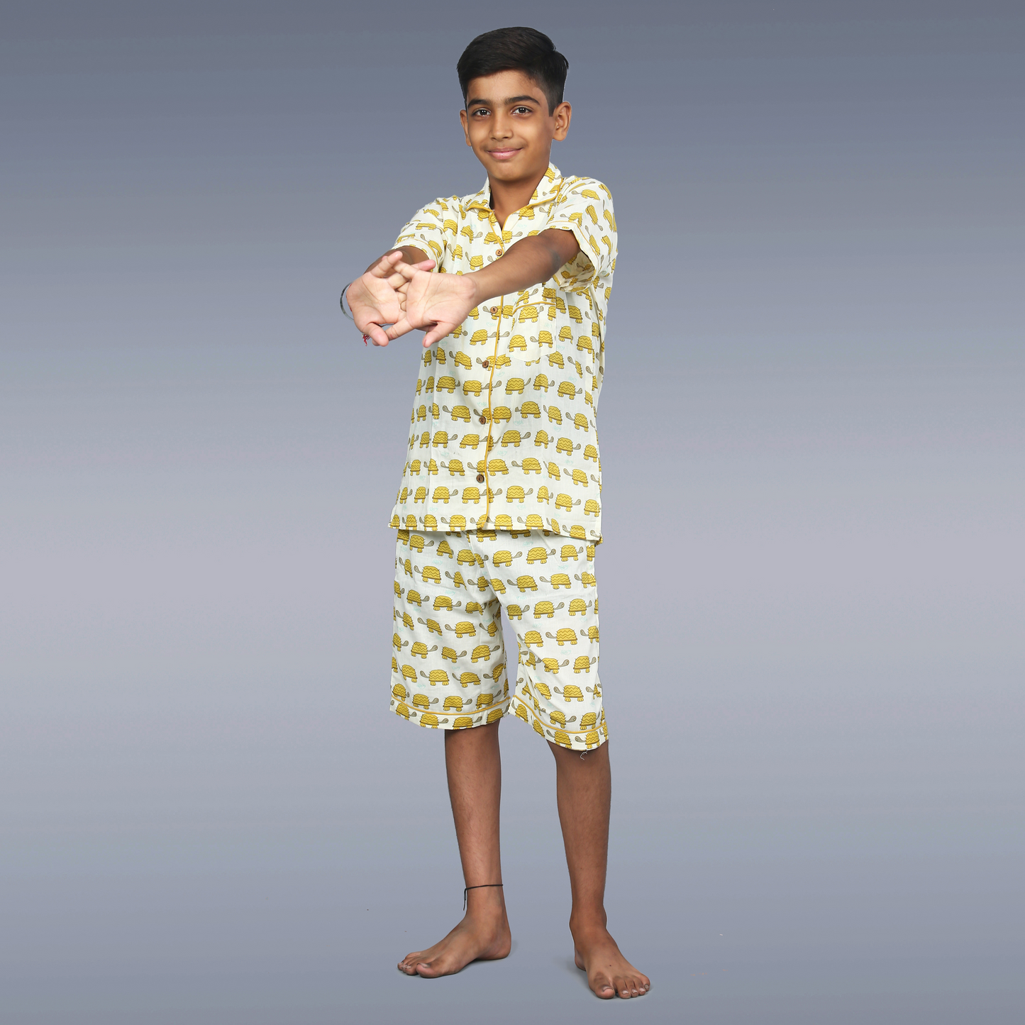 Turtle Tumbles Kids Unisex Night Suit Set