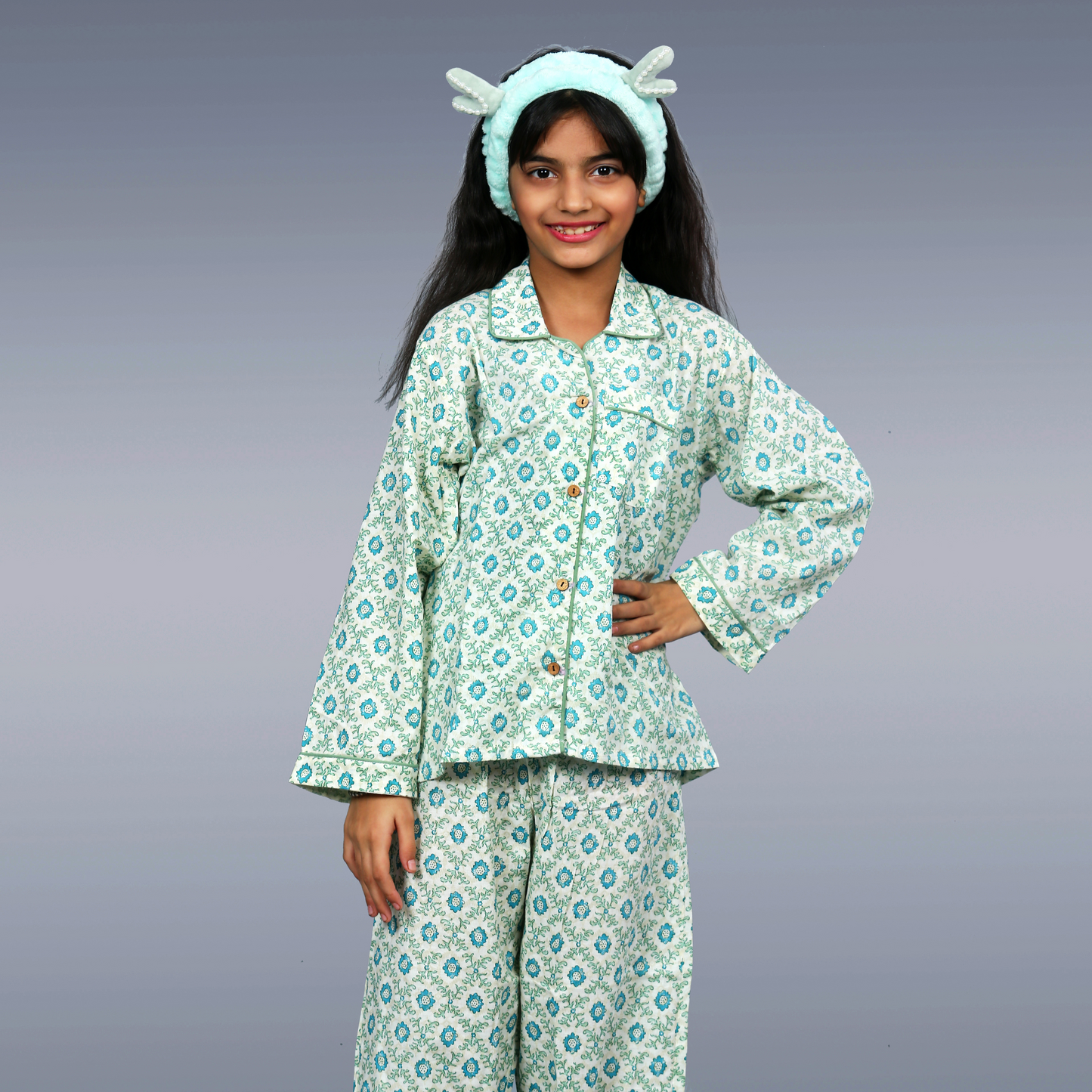 Garden Delight Kids Unisex Night Suit Set