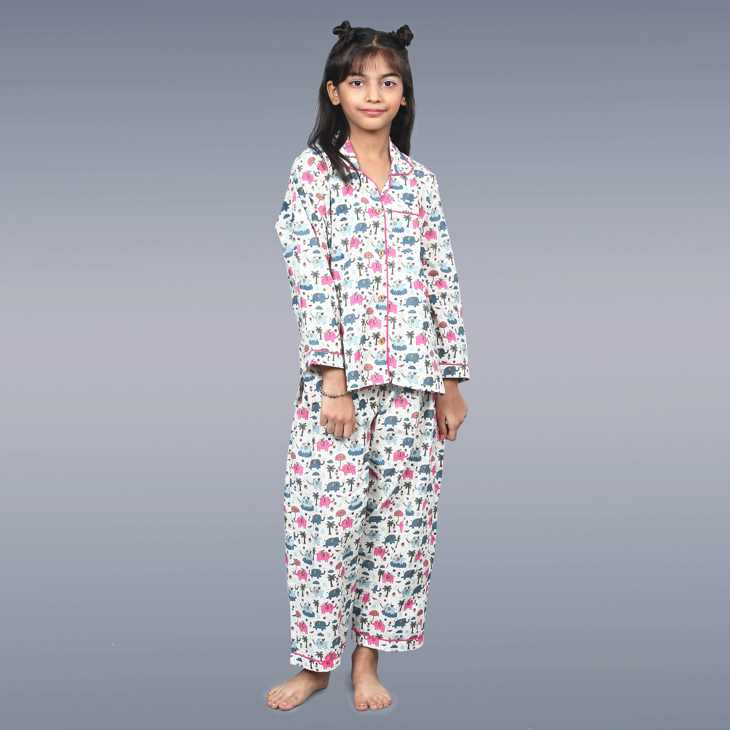Elephant Sky Kids Unisex Night Suit Set