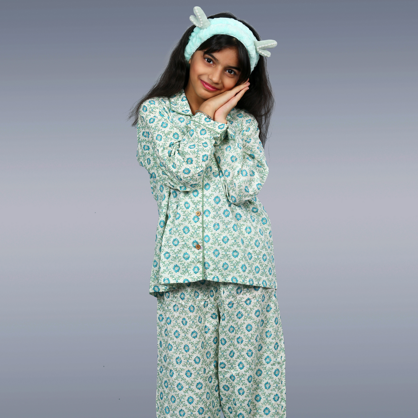 Garden Delight Kids Unisex Night Suit Set