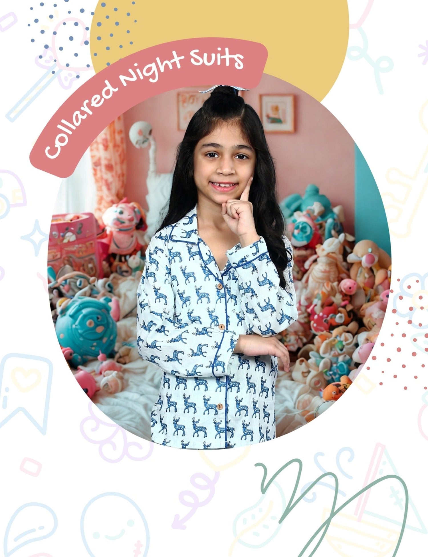 Collared Night Suits