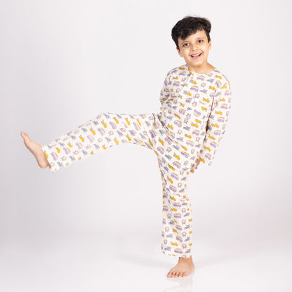 Snuggle Wheels Kids Unisex Nightsuit