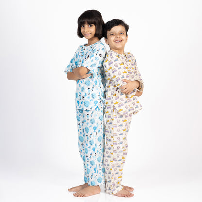 Snuggle Wheels Kids Unisex Nightsuit