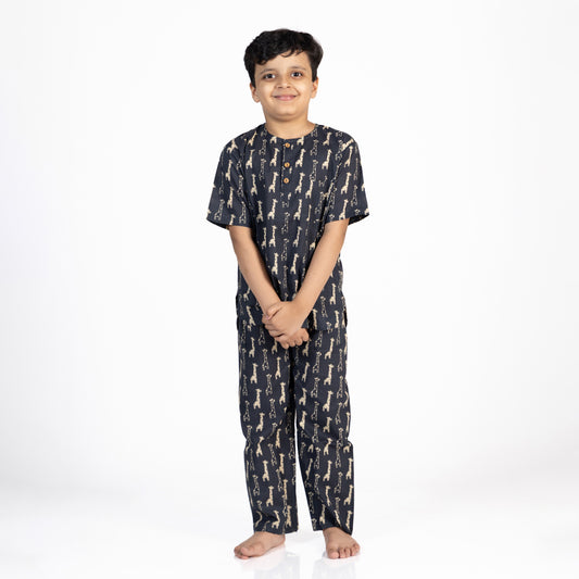 Giggly Giraffe Kids Unisex Nightsuit
