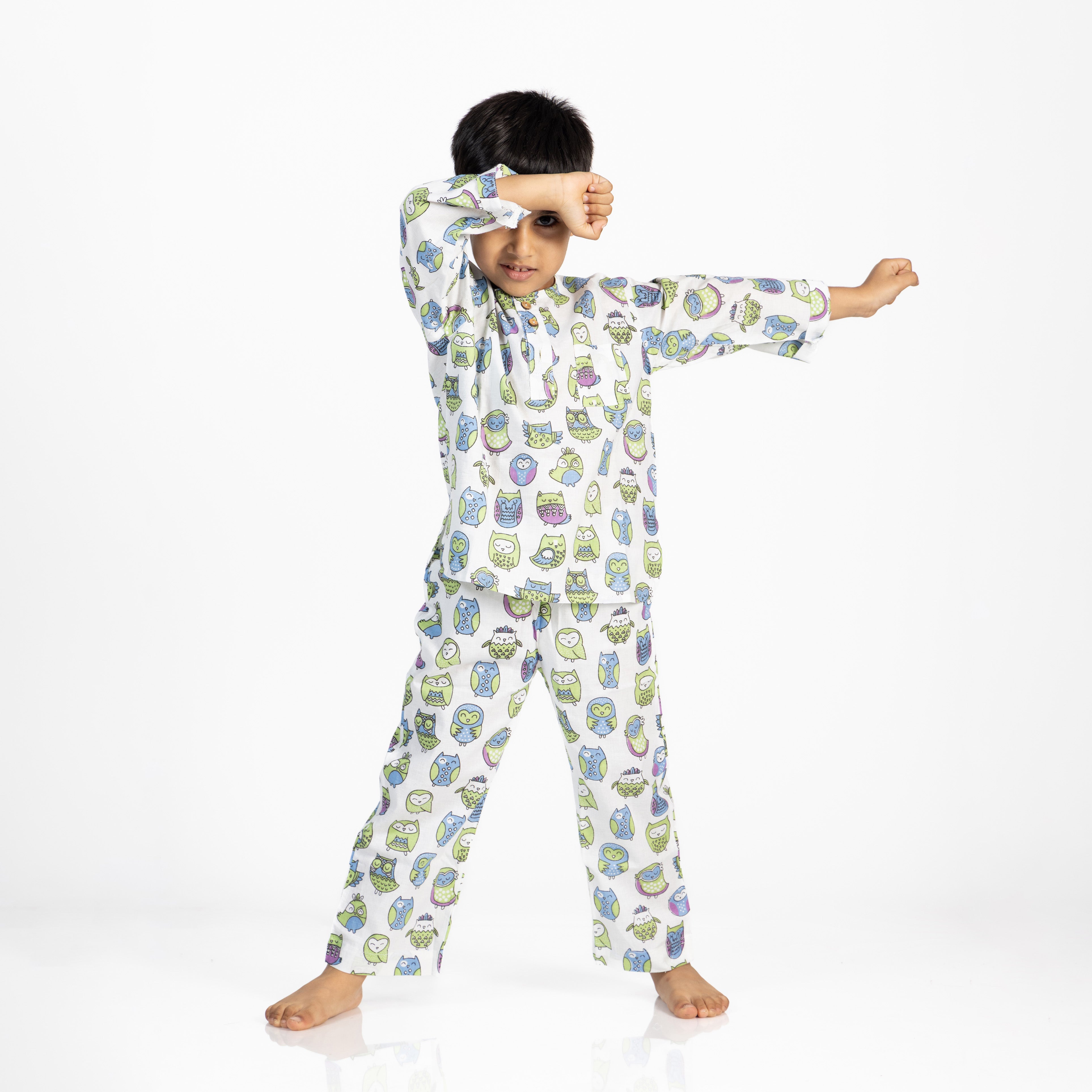 Owly Magic Kids Unisex Nightsuit – Snugbug Private Limited