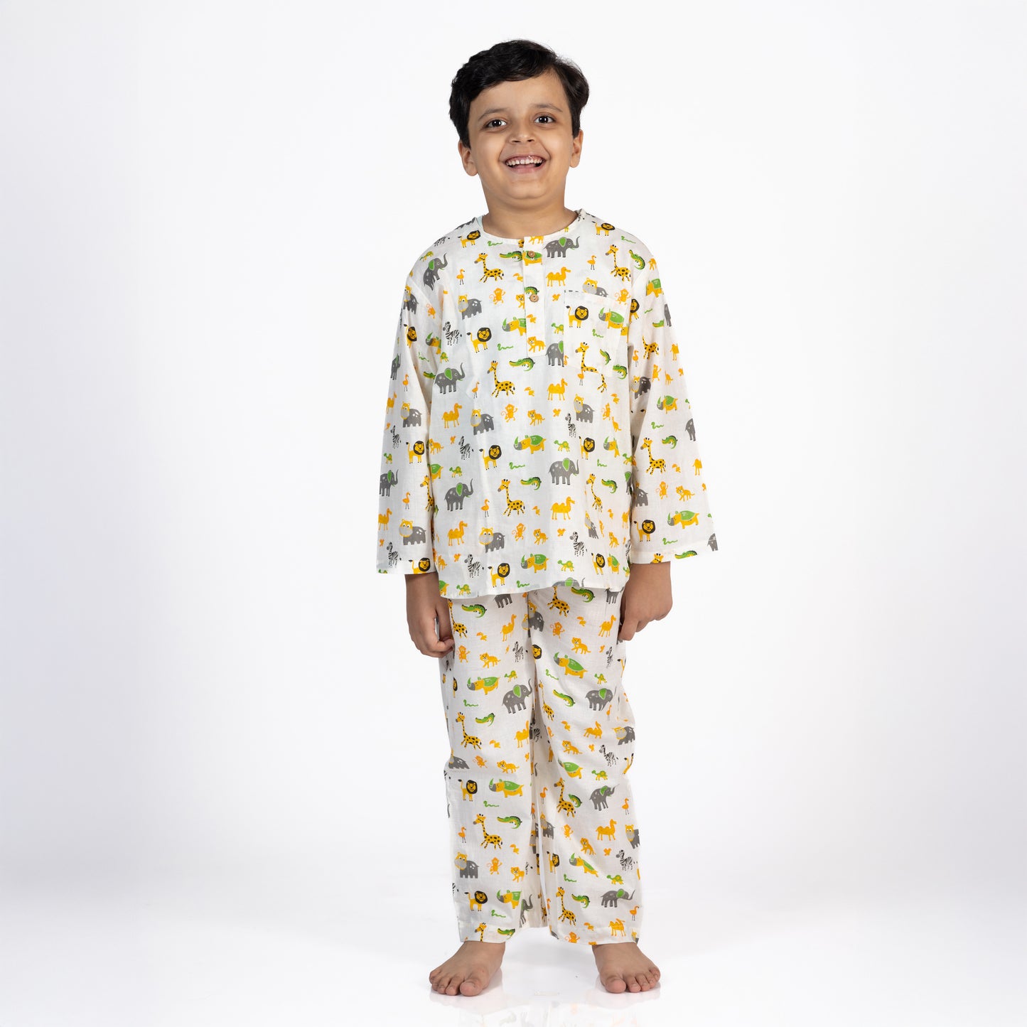 Dreamland Safari Kids Unisex Nightsuit