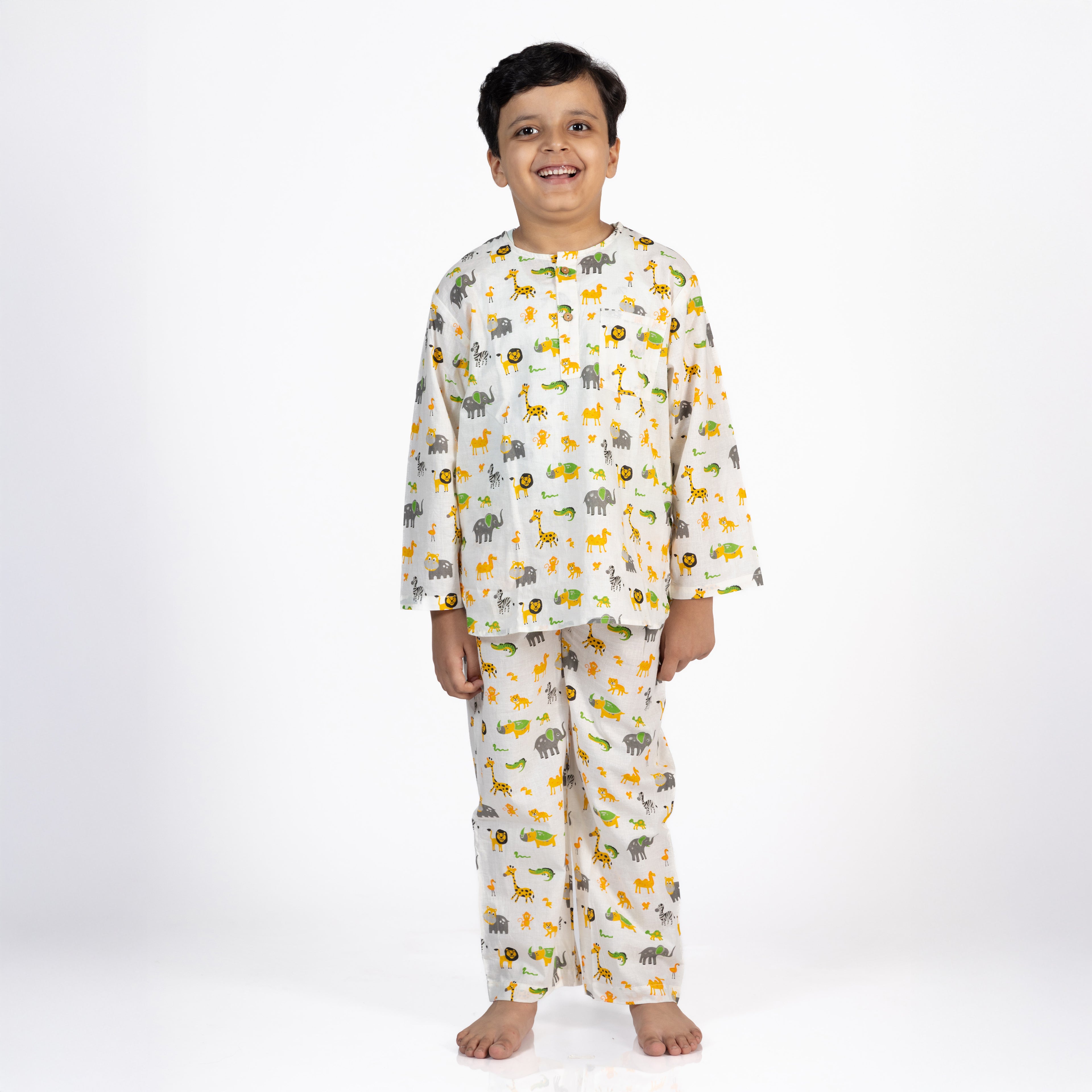 Dreamland Safari Kids Unisex Nightsuit