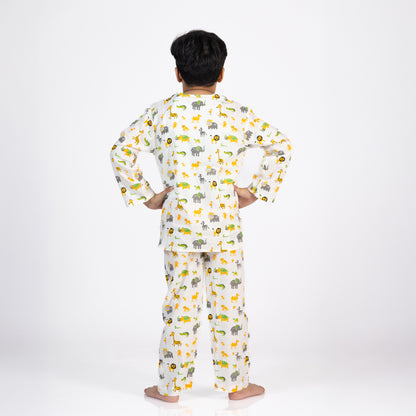 Dreamland Safari Kids Unisex Nightsuit