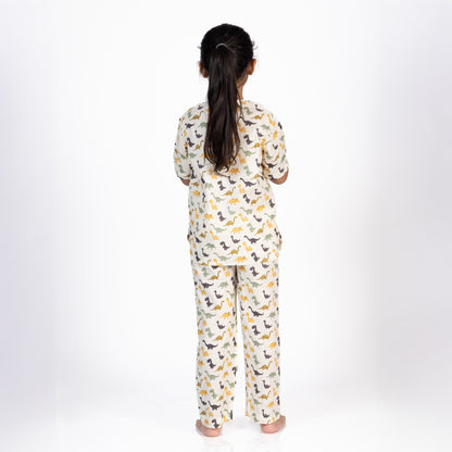Dino Snooze Kids Unisex Nightsuit