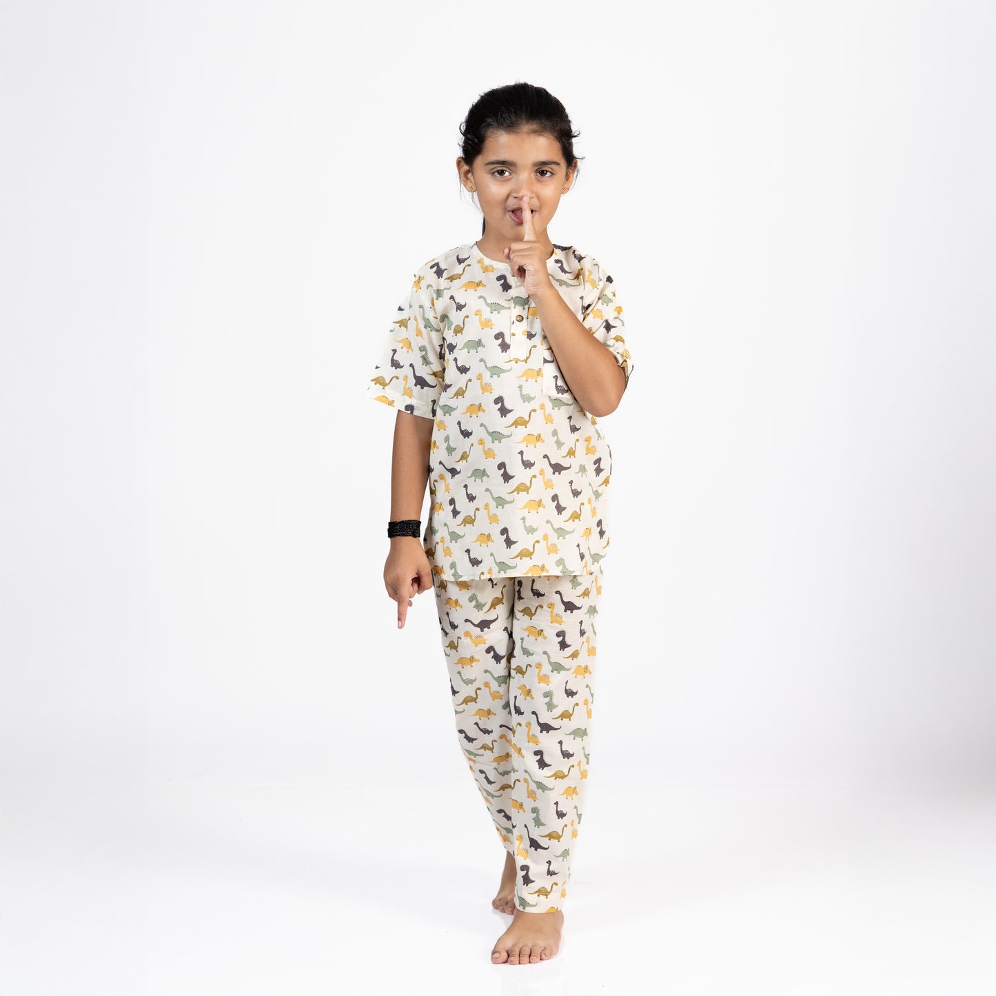 Dino Snooze Kids Unisex Nightsuit