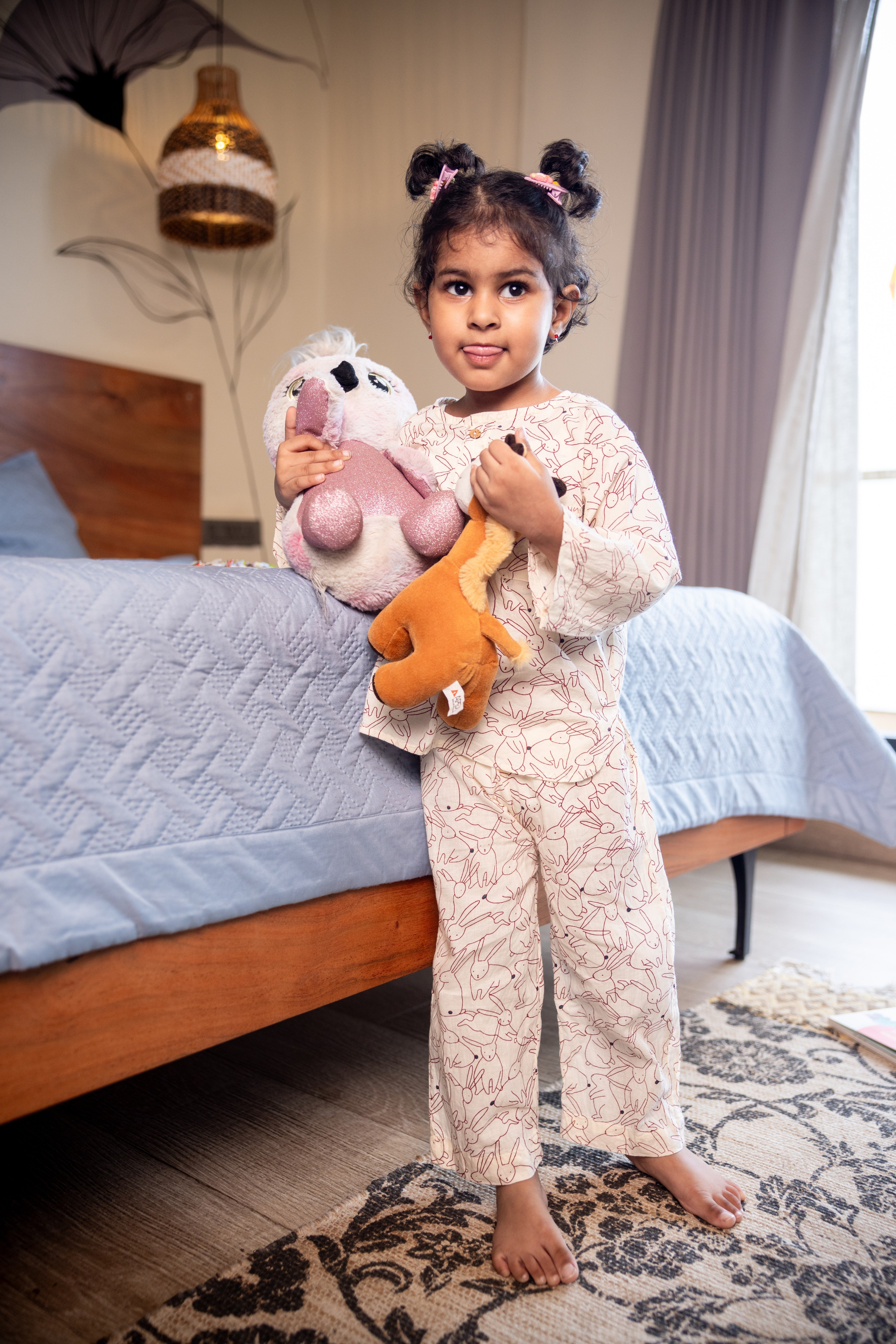 Bunny Slumber Kids Unisex Nightsuit