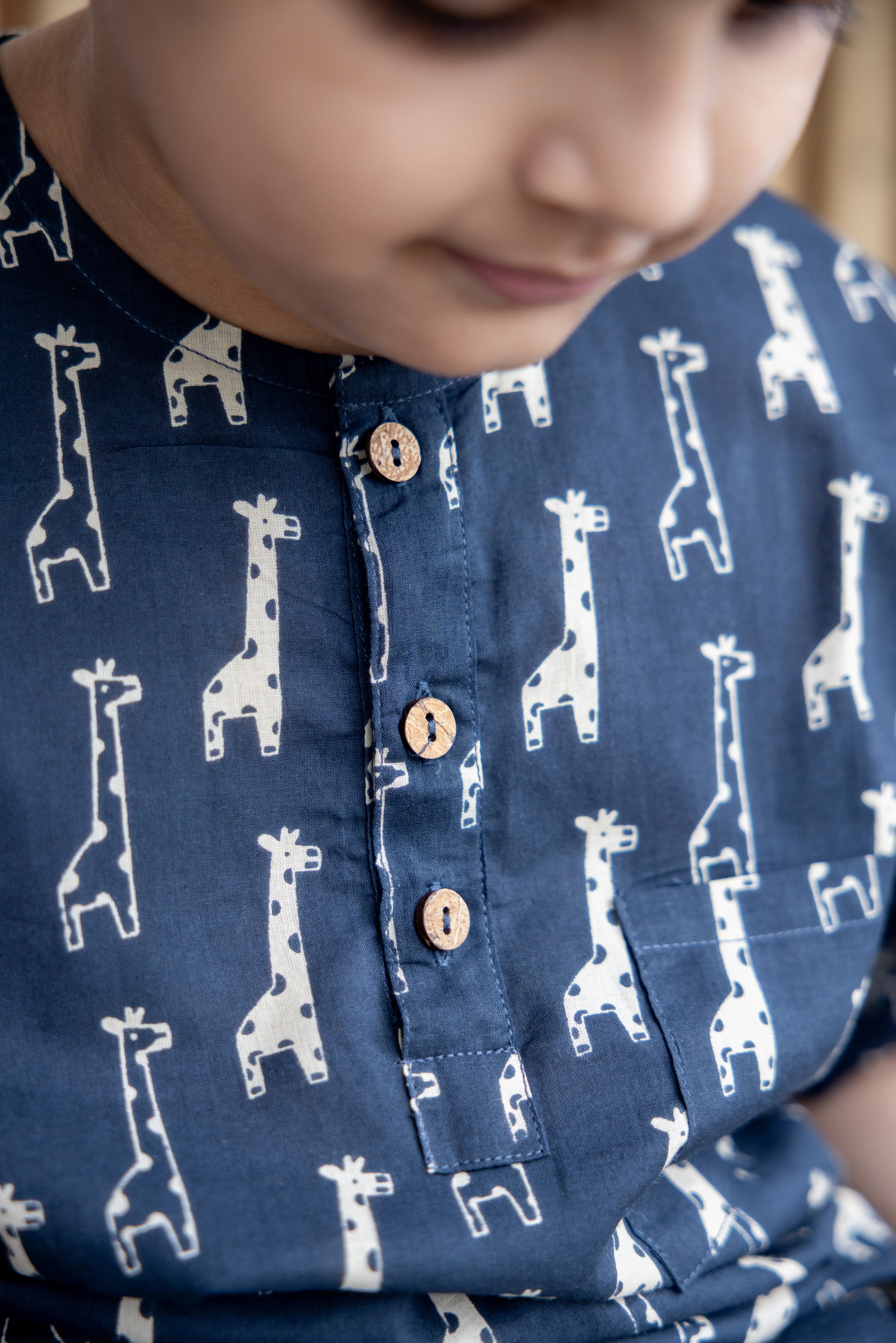 Giggly Giraffe Kids Unisex Nightsuit