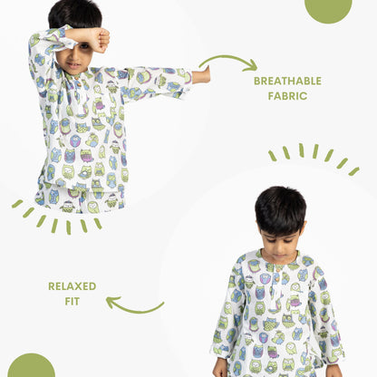 Owly Magic Kids Unisex Nightsuit