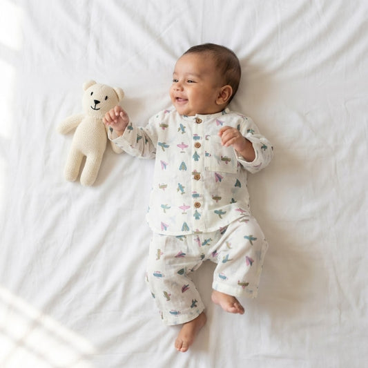 Cloud Cruise Kids Unisex Nightsuit