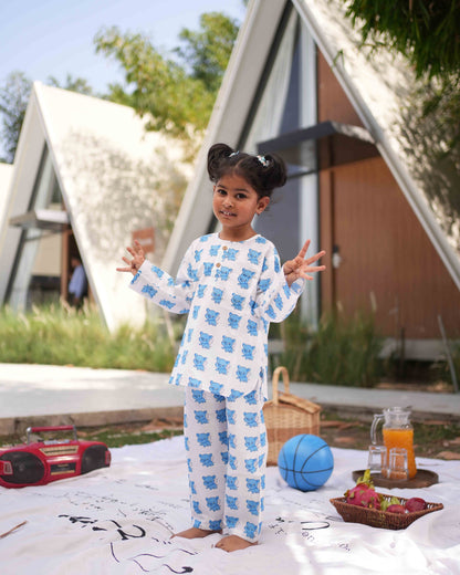 Piggy Snooze Kids Unisex Night Suit