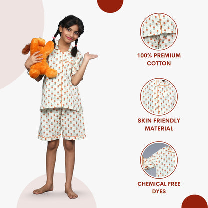 Blossom Dream Kids Unisex Night Suit Set