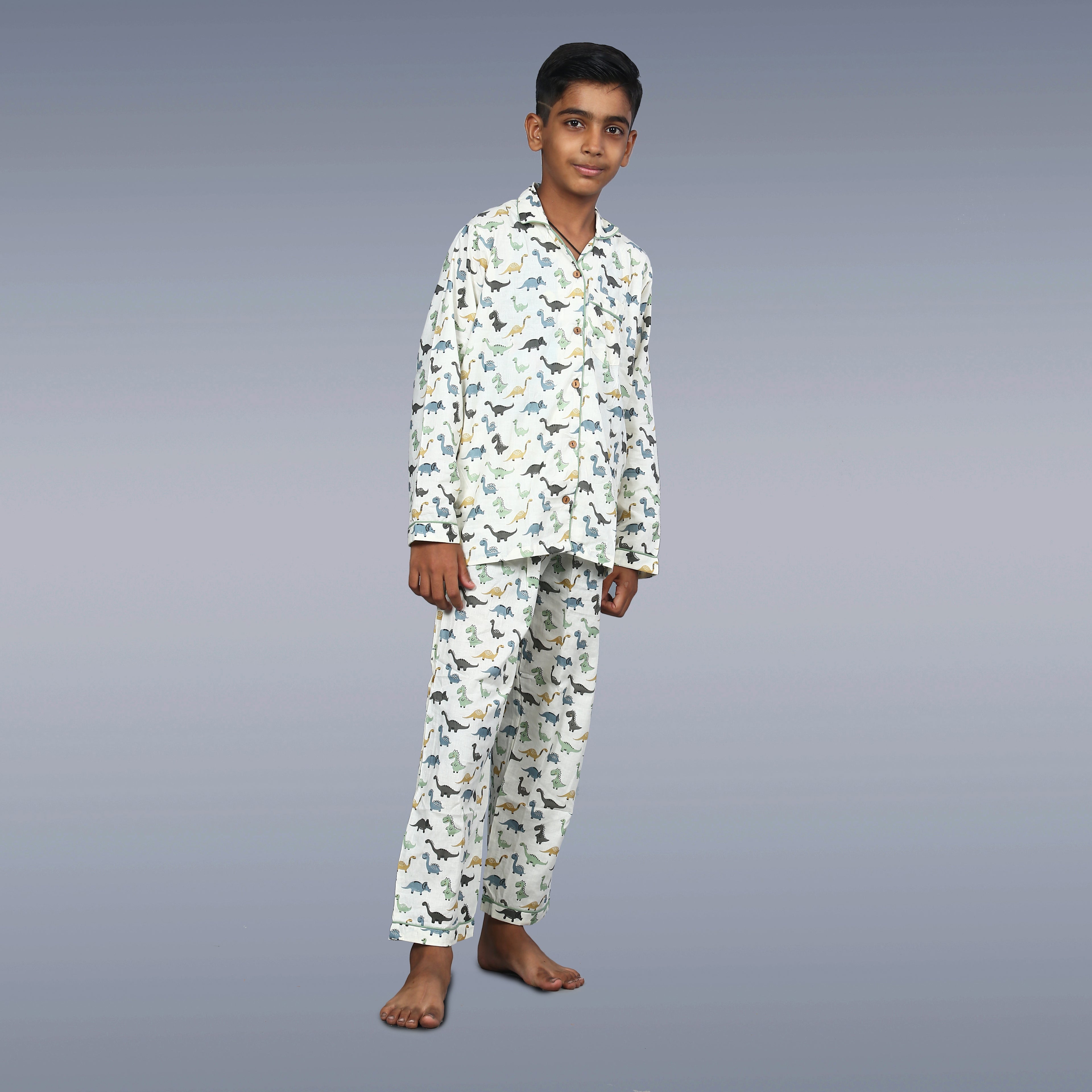 Dino Dreams Kids Unisex Night Suit Set