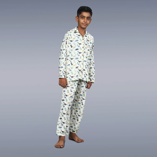 Dino Dreams Kids Unisex Night Suit Set