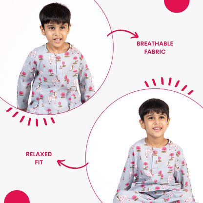 Cuddly Cow Kids Unisex Nightsuit