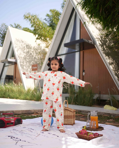 Groovy Beets Kids Unisex Night Suit