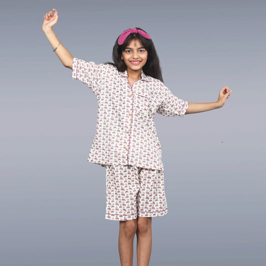 Elephant Parade Kids Unisex Night Suit Set
