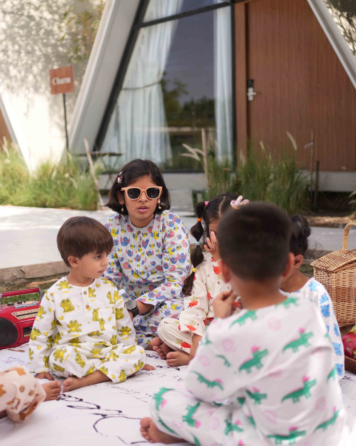 Groovy Beets Kids Unisex Night Suit