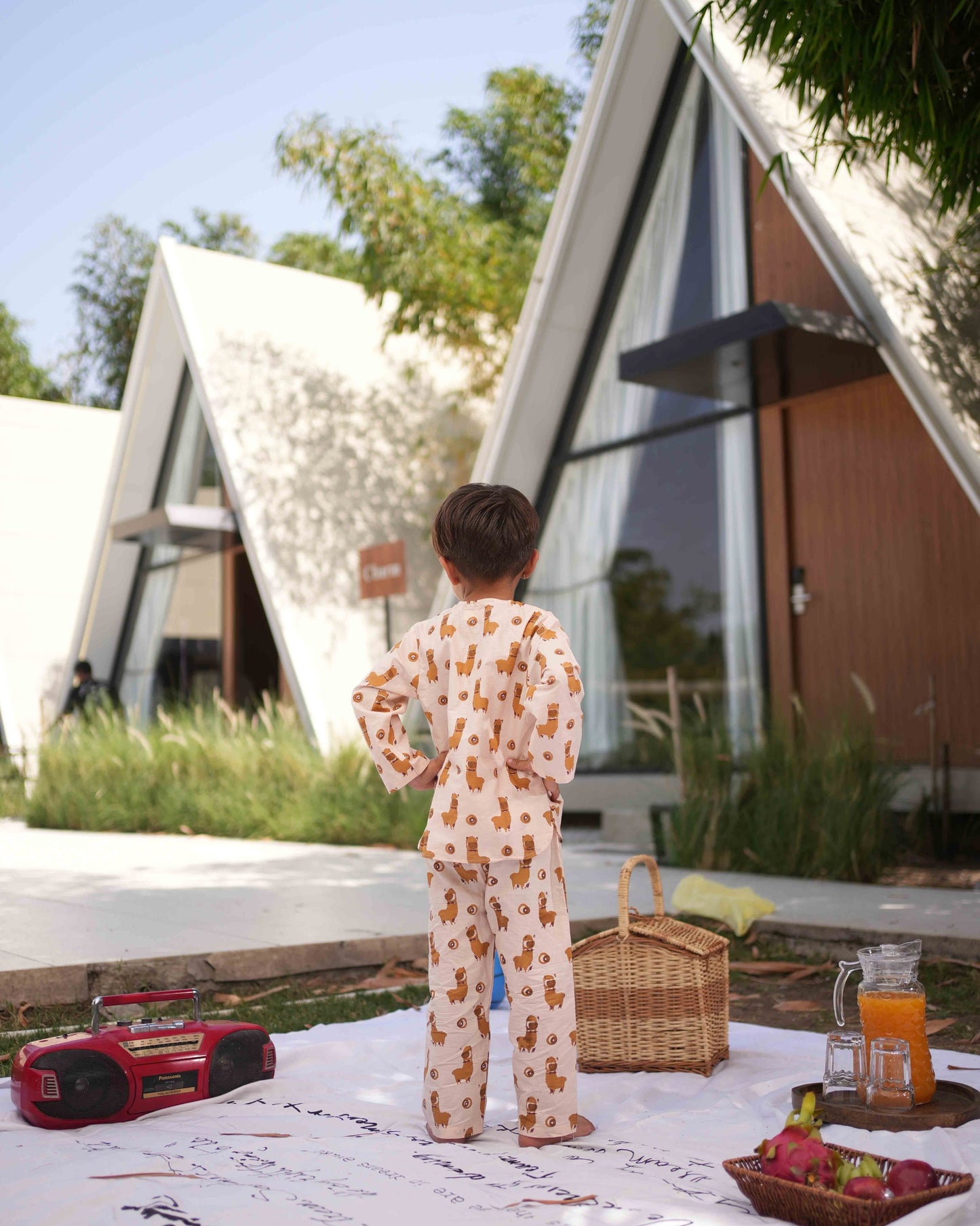 Llama Luck Kids Unisex Night Suit