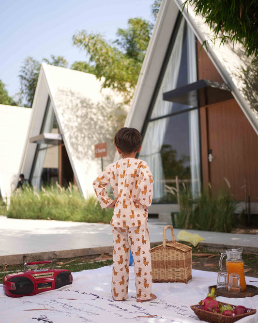 Llama Luck Kids Unisex Night Suit