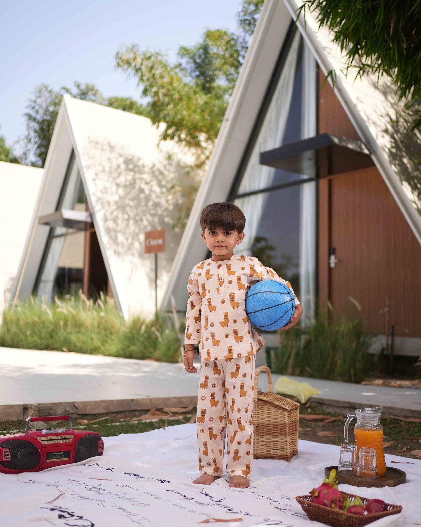 Llama Luck Kids Unisex Night Suit