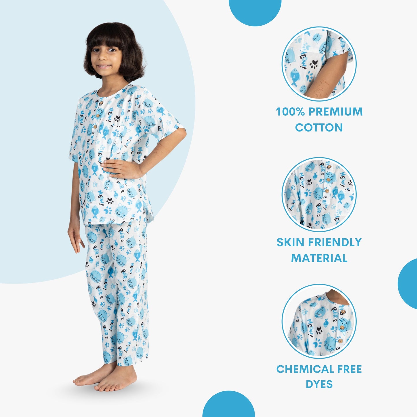 Catnap Comfort Kids Unisex Nightsuit