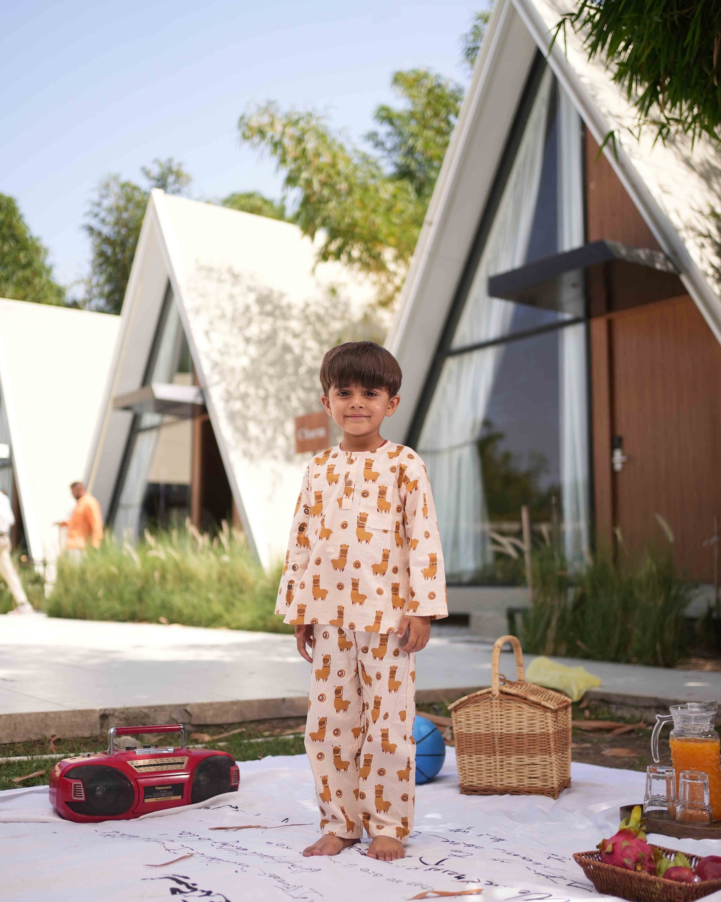 Llama Luck Kids Unisex Night Suit
