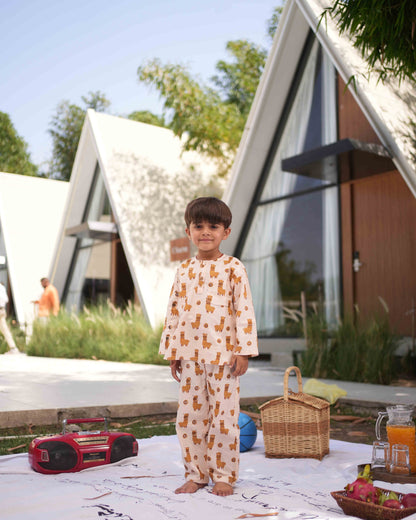 Llama Luck Kids Unisex Night Suit