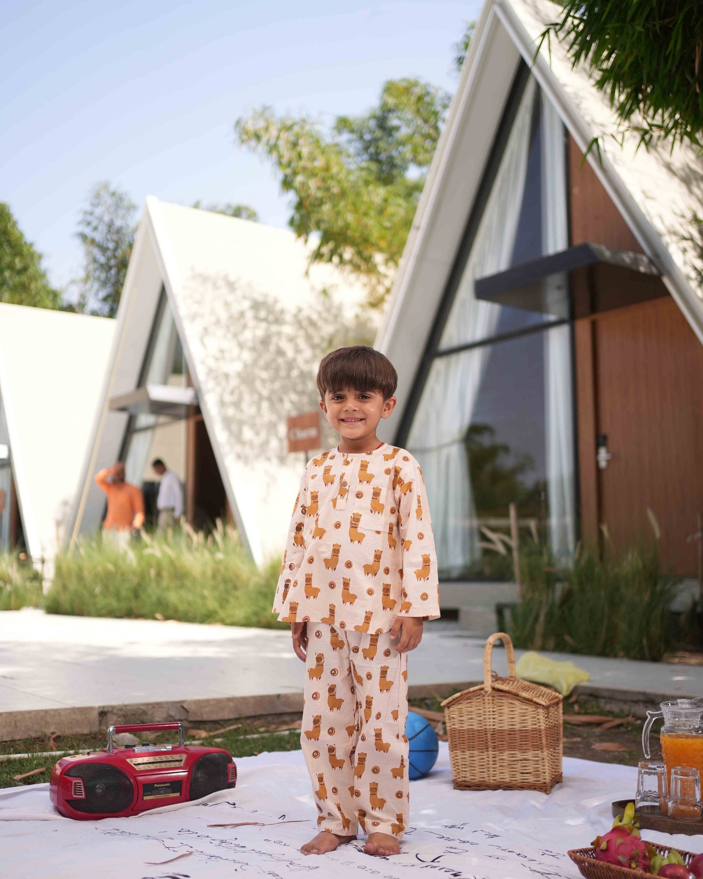 Llama Luck Kids Unisex Night Suit
