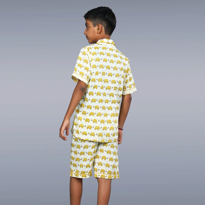 Turtle Tumbles Kids Unisex Night Suit Set