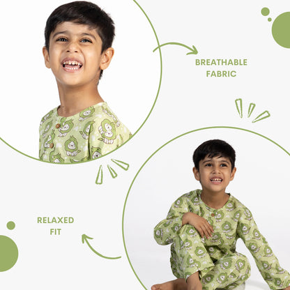 Napping Lion Kids Unisex Nightsuit