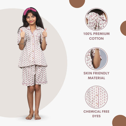 Elephant Parade Kids Unisex Night Suit Set