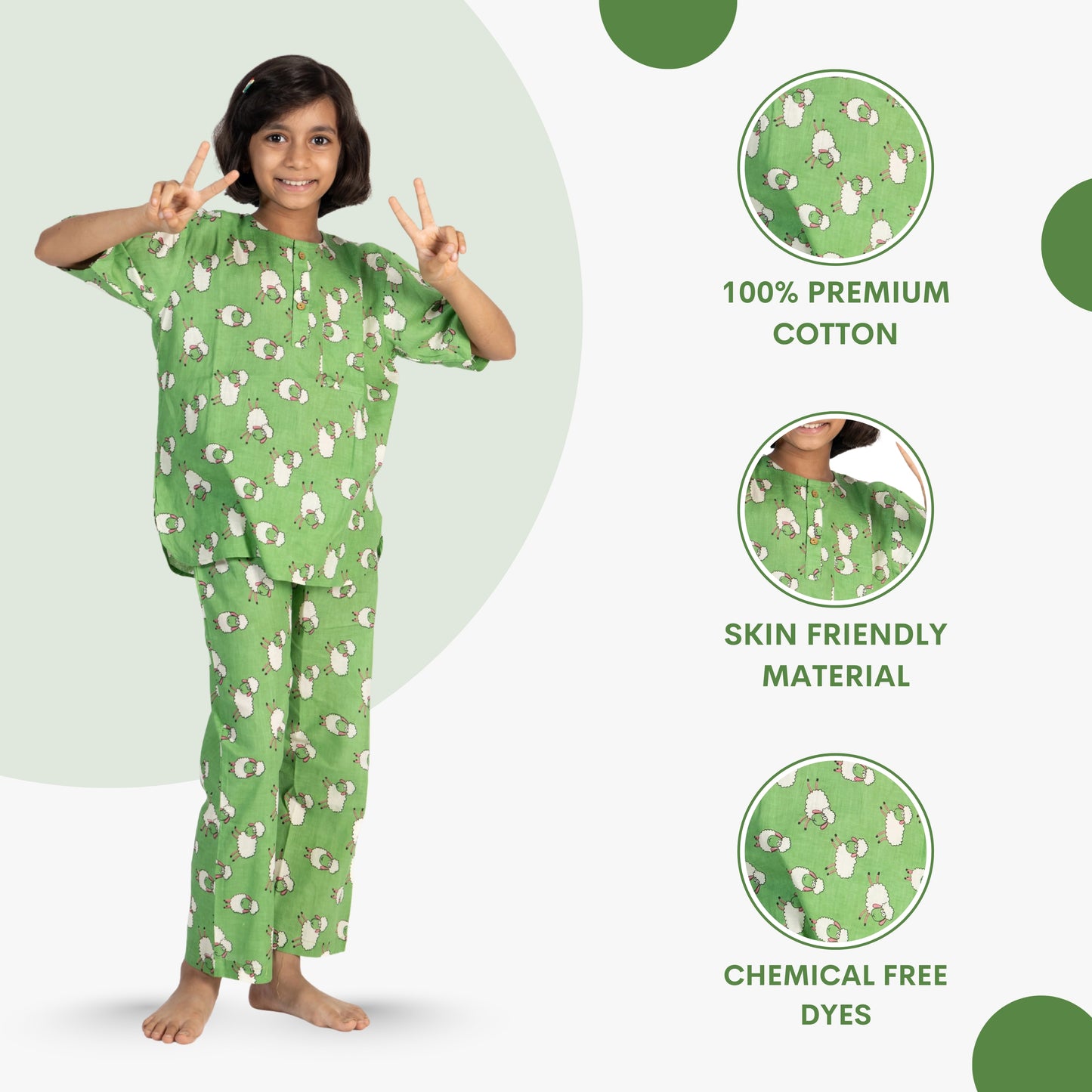 Dreamy Sheepy Kids Unisex Nightsuit