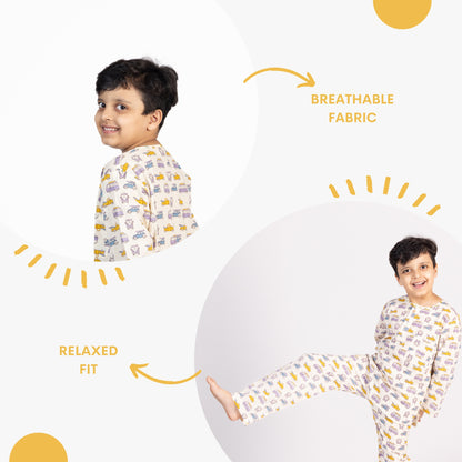 Snuggle Wheels Kids Unisex Nightsuit