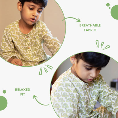 Sleepy Snail Kids Unisex Nightsuit