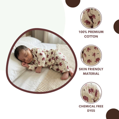 Cuddle Trunk Kids Unisex Nightsuit