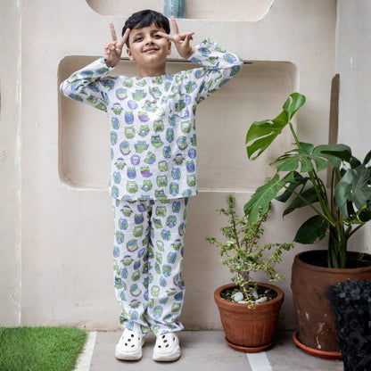 Owly Magic Kids Unisex Nightsuit